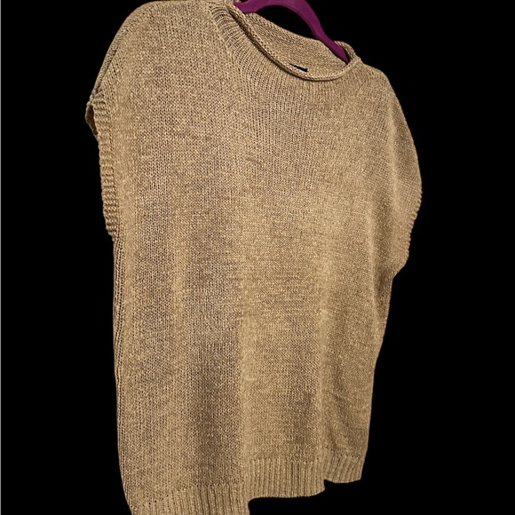 Cable & Gauge Beige Crew Neck Sweater Soft Comfortable Design XL - Picture 5 of 5